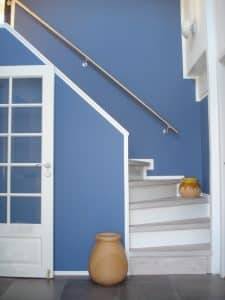 Indoor stainless handrail