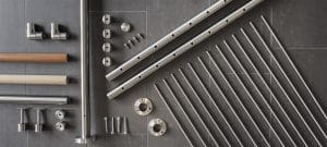 Details voor roestvrije glazen balustrade Details voor roestvrije glazen balustrade