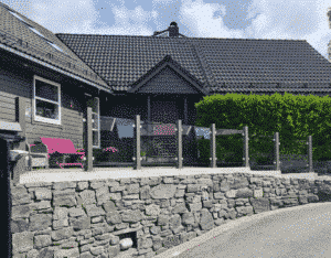 glas och klämfäste