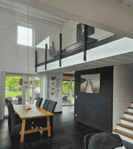 glasräcke alu modern