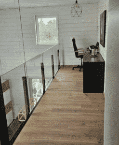 glasräcke alu modern